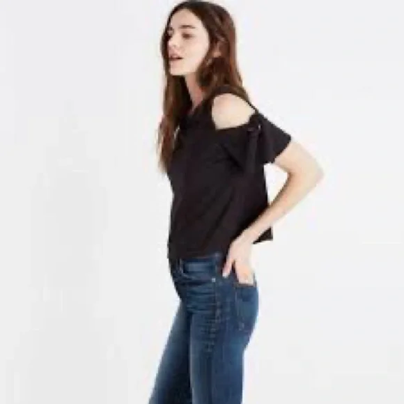 ⚡️Madewell Skylark Cold-Shoulder Top - Picture 3 of 10